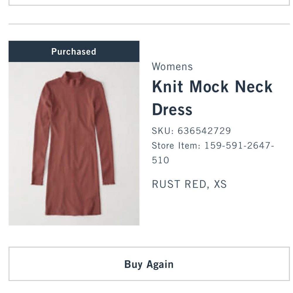 Abercrombie and Fitch dress
